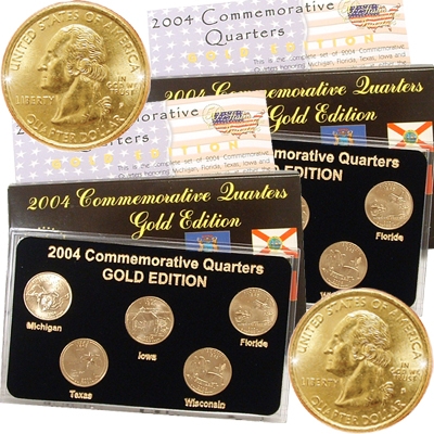 2004 Quarter Mania (P & D) Collection - Gold Edition