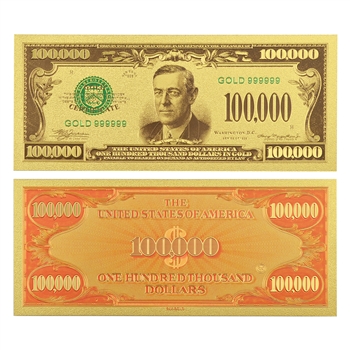 new 100000 dollar bill