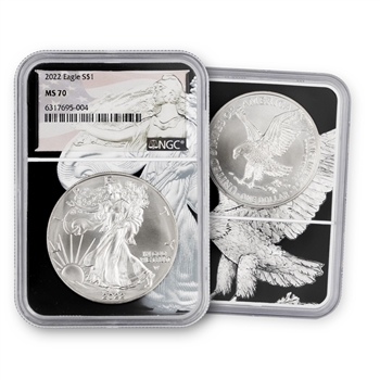 2022 MS70 NGC 50 States Silver Eagle Series Coin - New Jersey